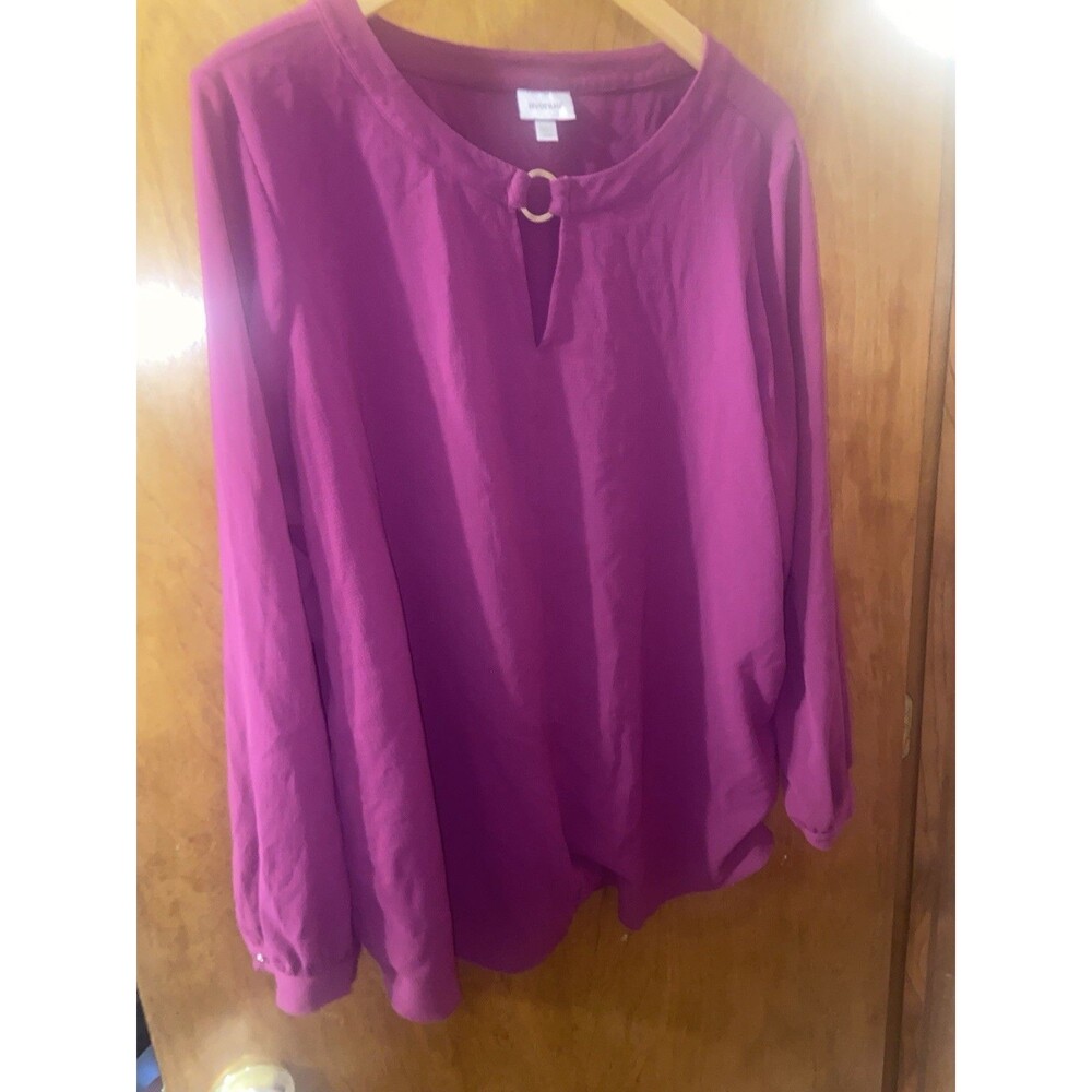 Avenue Women's Long sleeve Blouse Size 18/20 2X